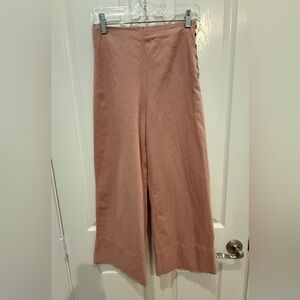 Good Luck Gem Pink Women's linen Pants. Size small
